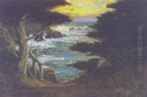 Monterey Coast, Monterey Sunset by Richard Langtry Partington
