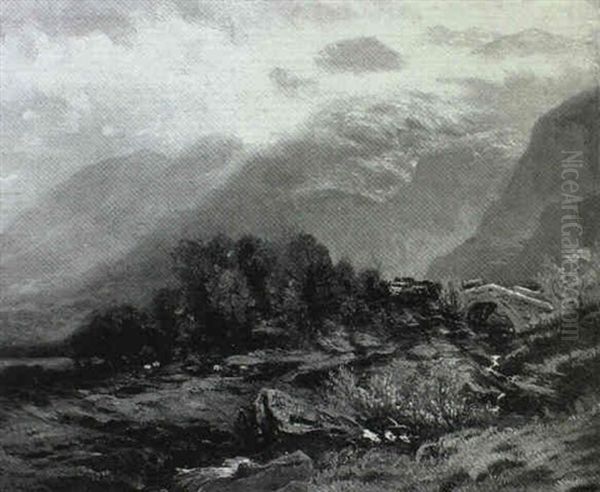 A Mountain Stream - view 1
