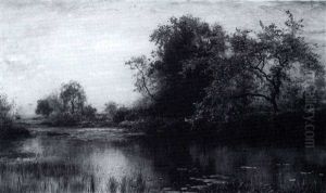 The Lily Pond by Arthur Parton
