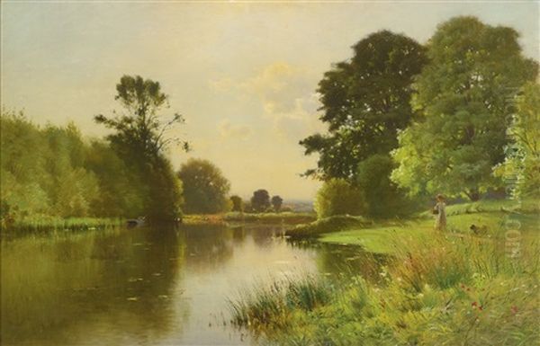 A Reach On The Upper Thames - view 1
