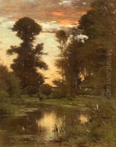 The Evening Light by Ernest Parton