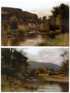 The Mills At Montreuil-sur-mer (+ On The Llugwy, North Wales; 2 Works) by Ernest Parton