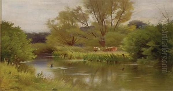 On The Nadder, Wiltshire (+ Another Similar; Pair) - view 1