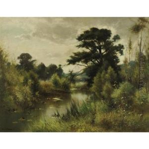 Landscape With Pond by Ernest Parton