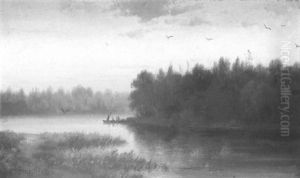 Sunrise On A River by Ernest Parton