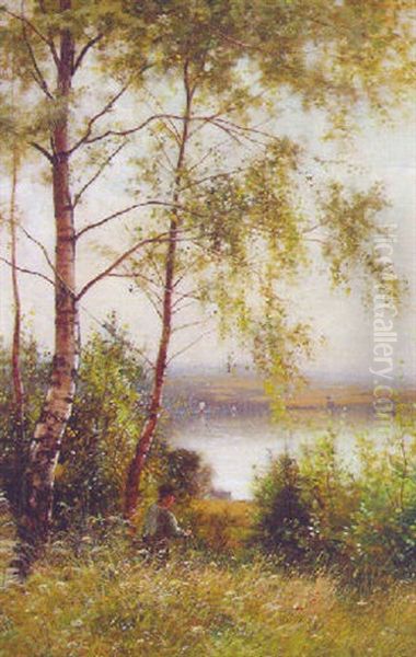 A Quiet Thames Backwater - view 1
