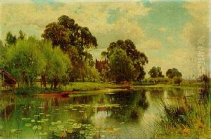 Wargrave Church, On The Thames, England by Ernest Parton