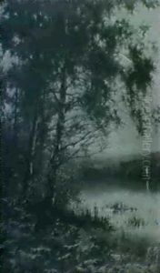 Birches Beside A Lake Birches Beside A Lake
