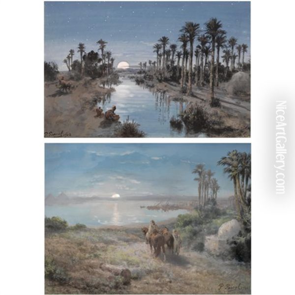 Oases At Night (various Sizes; Pair) - view 1
