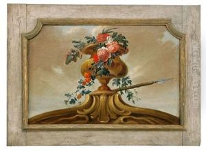 Blomsterurna Pa Volutpostament by Johan Pasch the Elder