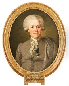 Portratt Forestallande Landshovding Nils Rosen Von Rosenstein Med Nordstjarneorden by Lorenz Pasch the Younger