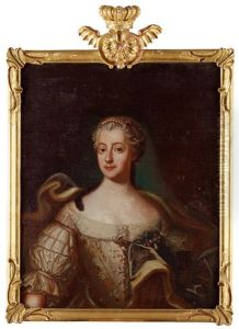 Drottning Lovisa Ulrika (1720-1782) by Lorenz Pasch the Younger