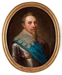 Konung Gustaf Ii Adolf by Lorenz Pasch the Younger