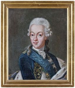 Konung Gustaf Iii (+ Drottning Sofia Magadalena; Pair)