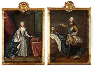 Lovisa Ulrika Och Adolf Fredrik by Lorenz Pasch the Younger