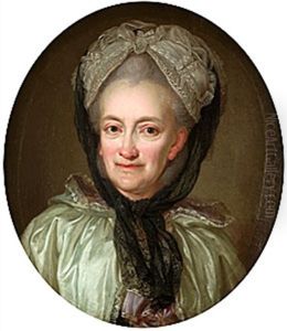 Friherrinnan Kristina Birgitta Stierneld, F. Falker by Lorenz Pasch the Younger