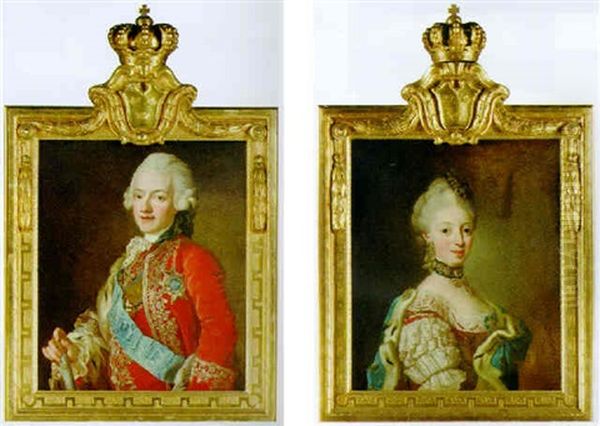 Portrait Of Queen Sofia Magdelena Of Sweden - view 1