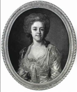 Poetraet Af Hedvig Ulrica Rappe, Gift 1788 Med Hofmarshal Friherre Albrecht August Arnold Rappe by Lorenz Pasch the Younger