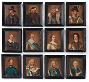 Swedish Regents, 12 by Ulrika (Ulla Fredrica) Pasch