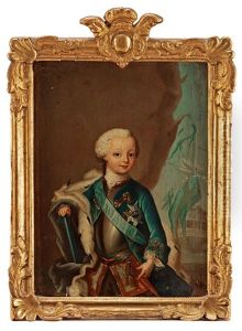 Hertig Karl (karl Xiii) (1748-1818) )the Duke Karl, Later King) by Ulrika (Ulla Fredrica) Pasch