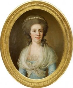 Portratt Forestallande Eleonora Antoinette Florentina Von Kochen by Ulrika (Ulla Fredrica) Pasch