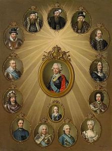 Den Gustavianska Familjen by Ulrika (Ulla Fredrica) Pasch