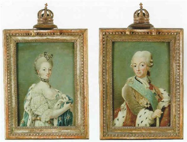 Portratt Av Sofia Magdalena, Hustru Av Gustav Iii - view 1