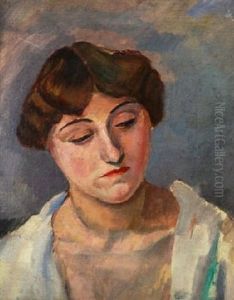Mansportratt by Jules Pascin