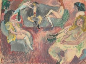 L'enfant Prodigue (recto); Esquisse (verso) by Jules Pascin