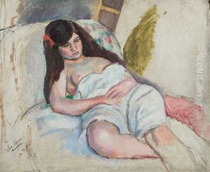 Femme Etendue by Jules Pascin