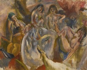L'attente De L'enfant Prodigue by Jules Pascin