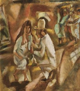 Scene De Cabaret A La Havane, Dit Le Couple by Jules Pascin