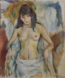 Nu Dans Un Fauteuil by Jules Pascin