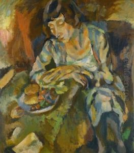 Hermine Aux Fruits by Jules Pascin