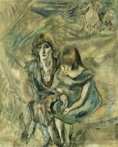 Hermine Et Lucy by Jules Pascin