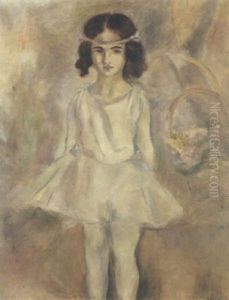 Jeune Femme Debout by Jules Pascin
