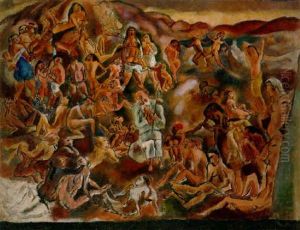 Tentation De Saint Antoine by Jules Pascin