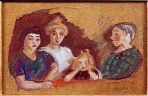 Au Balcon by Jules Pascin