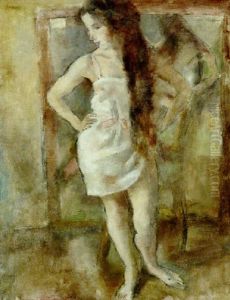 Jeune Fille Debout by Jules Pascin