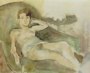 Femme Au Divan by Jules Pascin