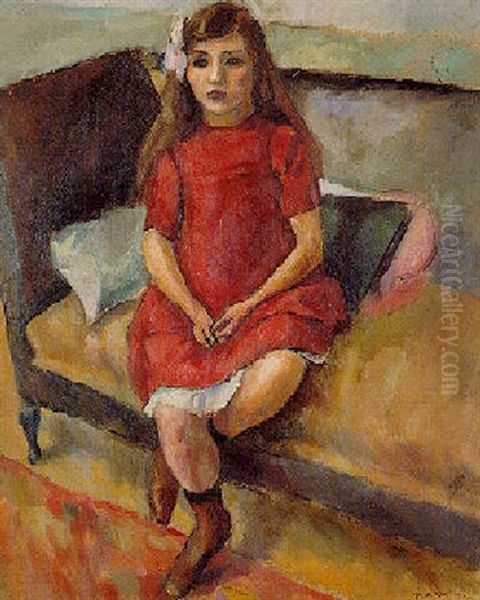 Jeune Fille En Rouge - view 1