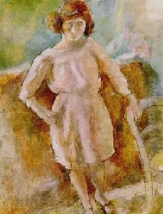 La Petite Nana De Cassis by Jules Pascin
