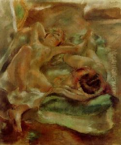 Les Nus Allonges by Jules Pascin