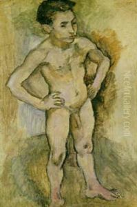 Le Modele Italien by Jules Pascin