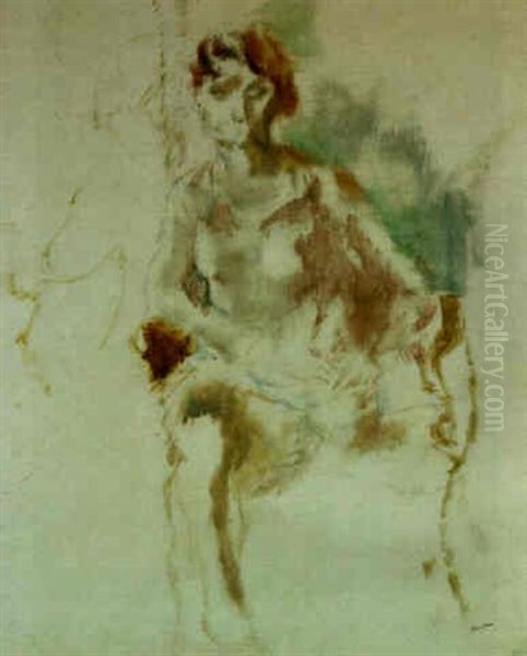 Danseuse Dans Un Fauteil - view 1