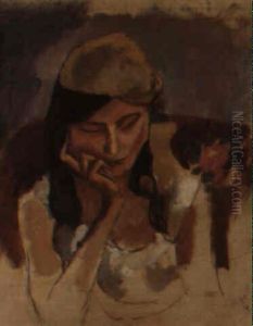 La Dame Au Turban by Jules Pascin