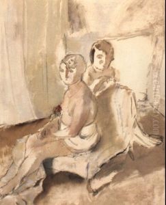 Margot Et Madelaine by Jules Pascin