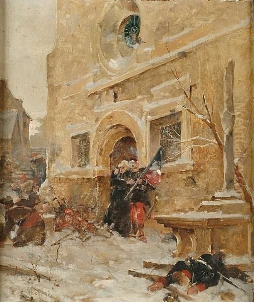 A Street Skirmish - view 1