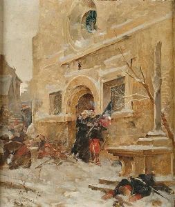 A Street Skirmish by Alexandre Bloch