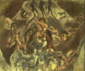 La Reunion Infernale by Jules Pascin